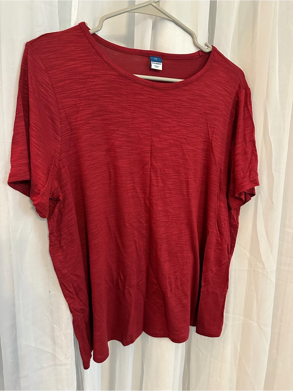 Old Navy Women’s Short Sleeve Crewneck Shirt - Red